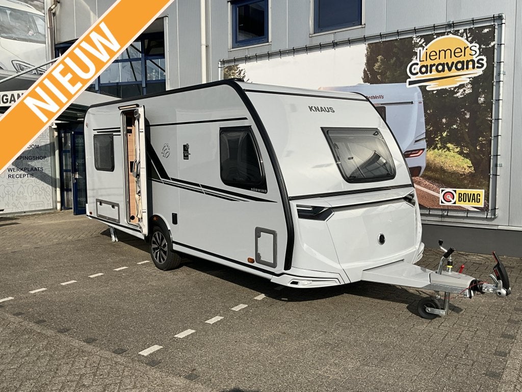 Knaus Sudwind Black Selection 500 FU GRATIS MOVER-VLOERVERW, Caravans en Kamperen, Bedrijf, Overige typen, 5 tot 6 meter, Knaus