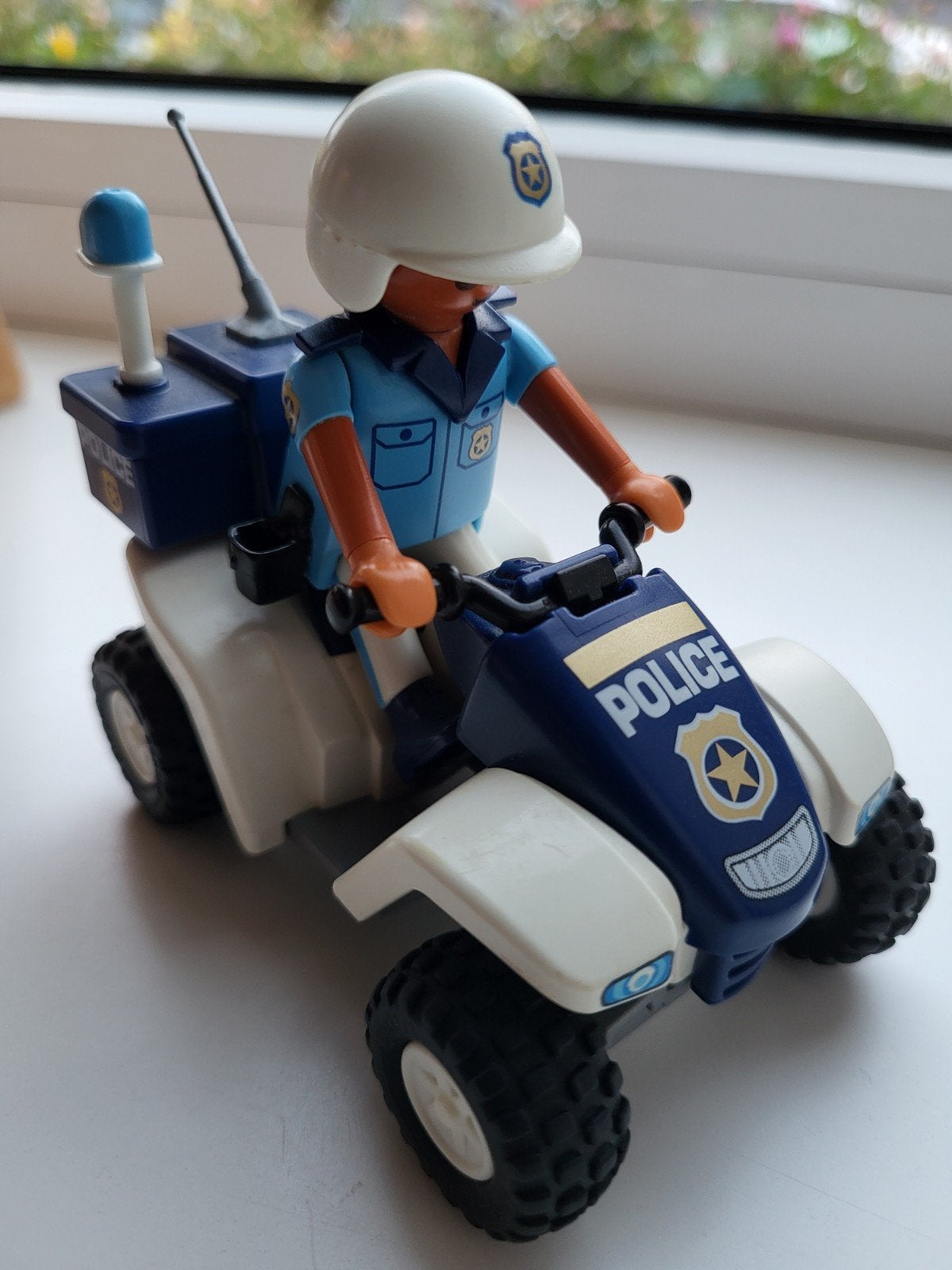 Playmobil politie quad en ambulance motor Sint/Kerst tip, Ophalen of Verzenden, Gebruikt
