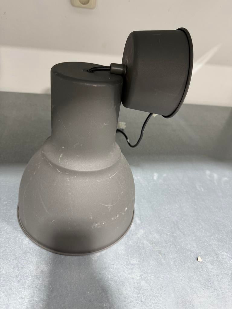 IKEA Hektar spotlamp grijs, 30 tot 60 watt, Gebruikt, Overige typen, E27 (groot)