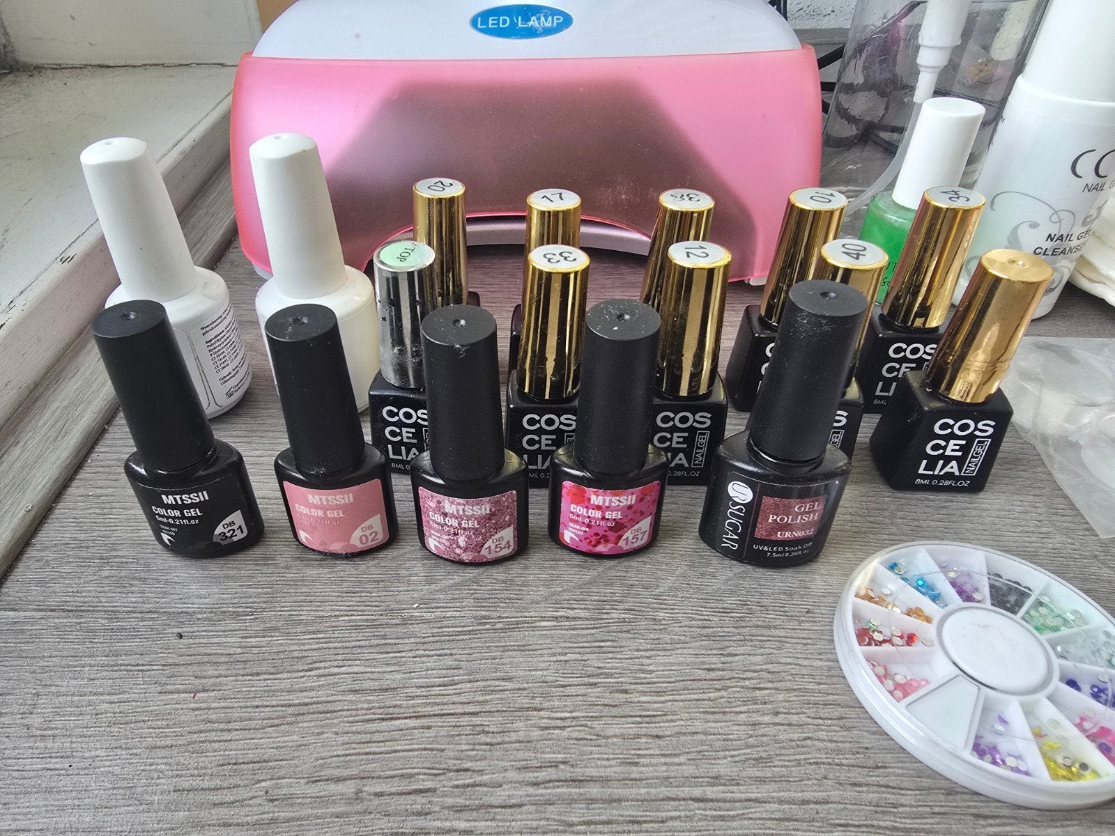 UV lamp en gellak packett / gel polish essentials, Ophalen, Handen en Nagels