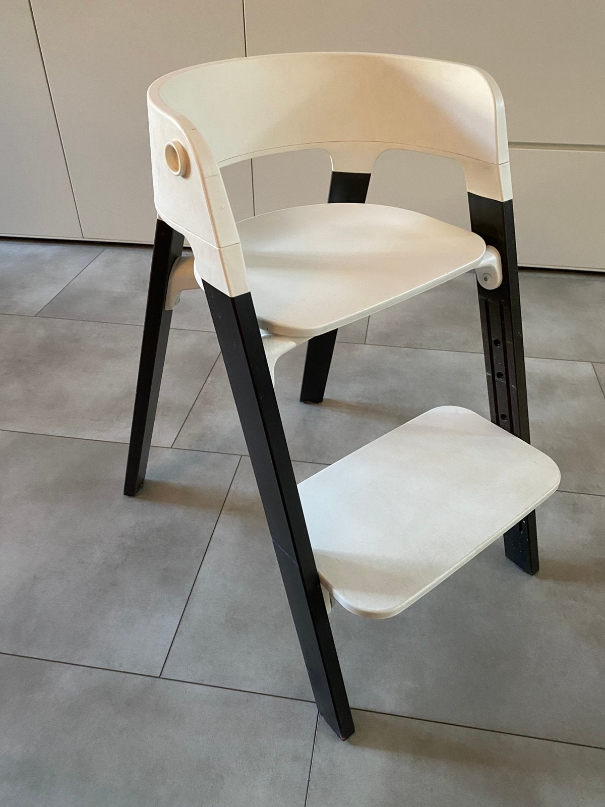 Stokke steps met babyset, Kinderen en Baby's, Ophalen, Gebruikt, Meegroeistoel, Gordel(s)
