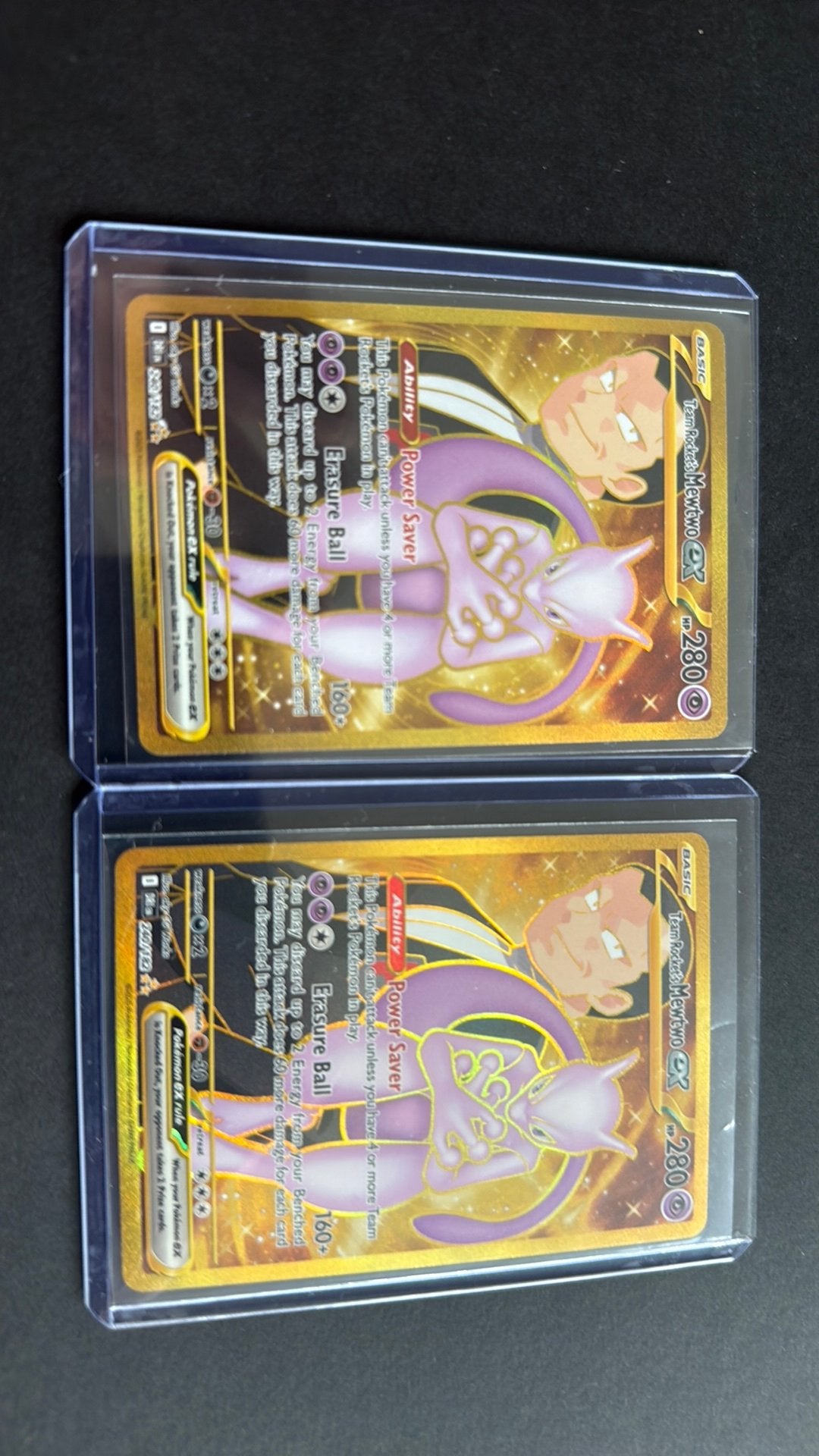 Team Rocket,s Mewtwo ex 2x Mint, Ophalen of Verzenden, Zo goed als nieuw