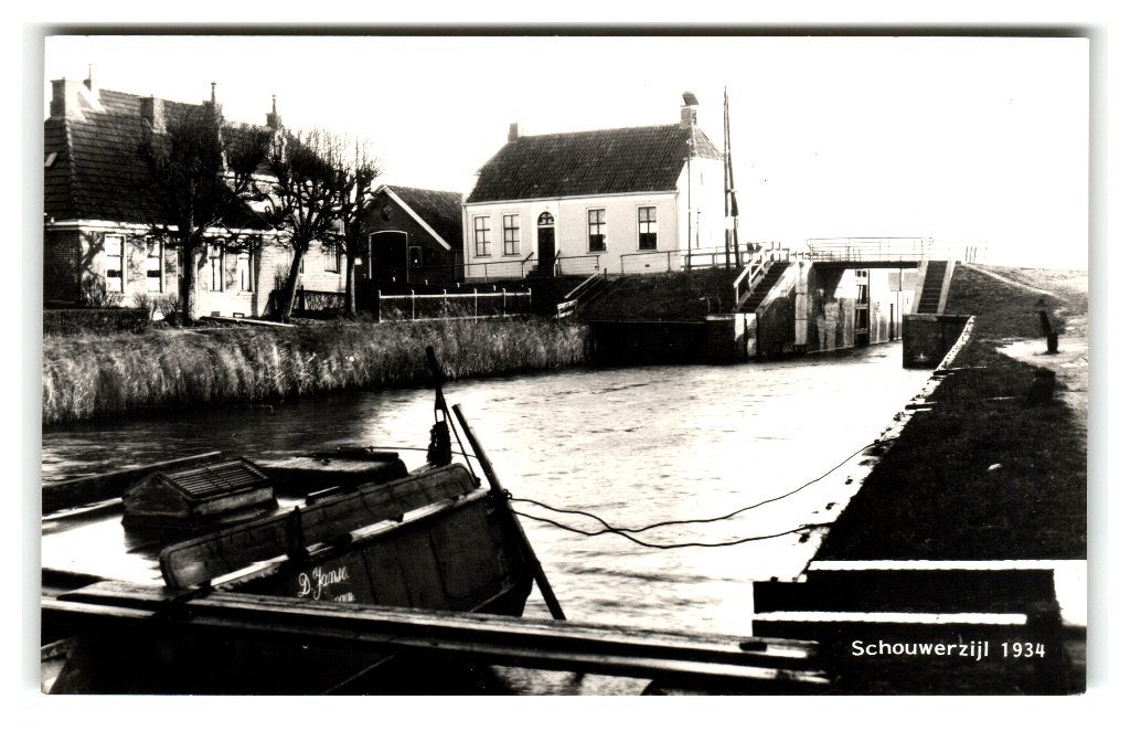 Schouwerzijl 1934, Verzenden, 1960 tot 1980, Ongelopen, Groningen