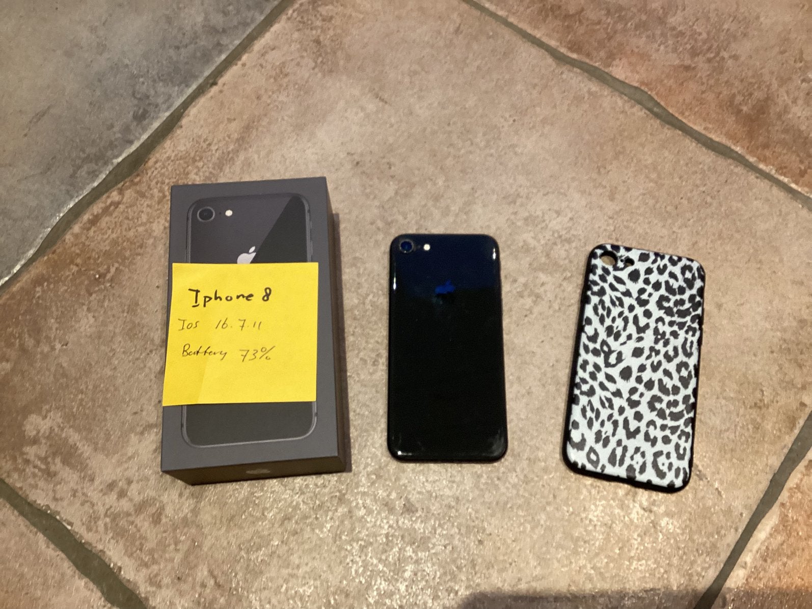 Iphone 8 zwart 64GB in goede staat - batterij 73%, Ophalen of Verzenden, Zo goed als nieuw, 64 GB, Zonder abonnement