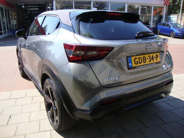 Nissan Juke 1.6 Hybrid Tekna Garantie mogelijlk tot 2033., 1300 kg, Gebruikt, 4 cilinders, Leder