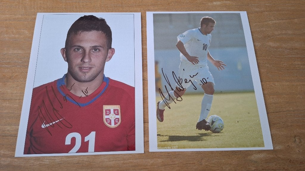 Foto 20x25cm met handtekening; Miralem Sulejmani # Ajax, Ophalen of Verzenden, Nieuw, Ajax, Overige typen