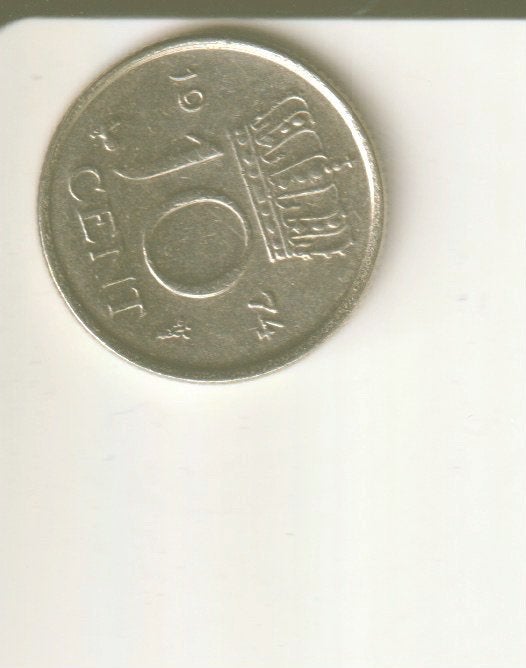 10 cent 1974 nederland, Postzegels en Munten, Munten | Nederland, Verzenden, Koningin Juliana, 10 cent