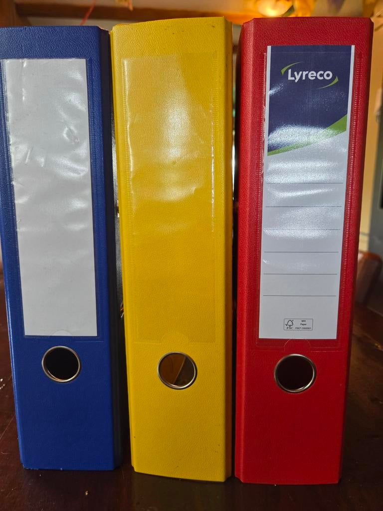 15 ordners diverse kleuren, Diversen, Ophalen of Verzenden, Zo goed als nieuw