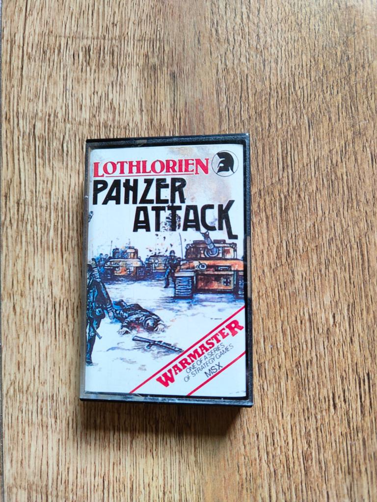 MSX spel - Warmaster MC LothLorien Panzer Attack, Computers en Software, Vintage Computers, Ophalen of Verzenden