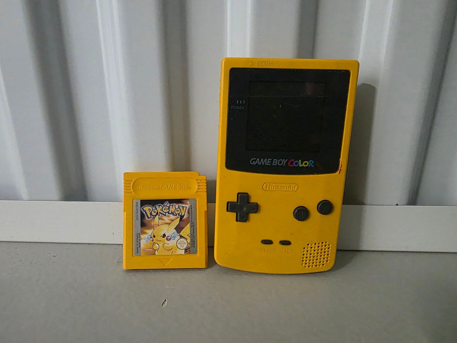 Pokémon Yellow Game Boy Color met spel, Spelcomputers en Games, Ophalen, Gebruikt, 1 speler, Role Playing Game (Rpg)