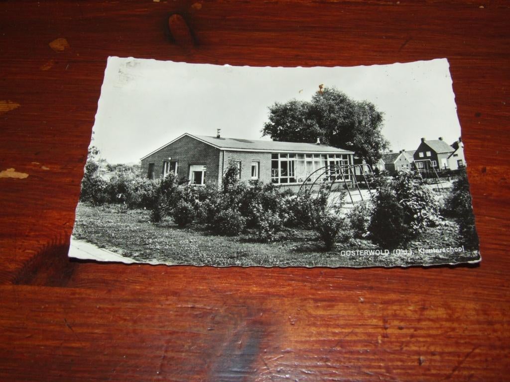 775- OOSTERWOLD (OLD.) KLEUTERSCHOOL, Verzenden, 1940 tot 1960, Gelopen, Groningen