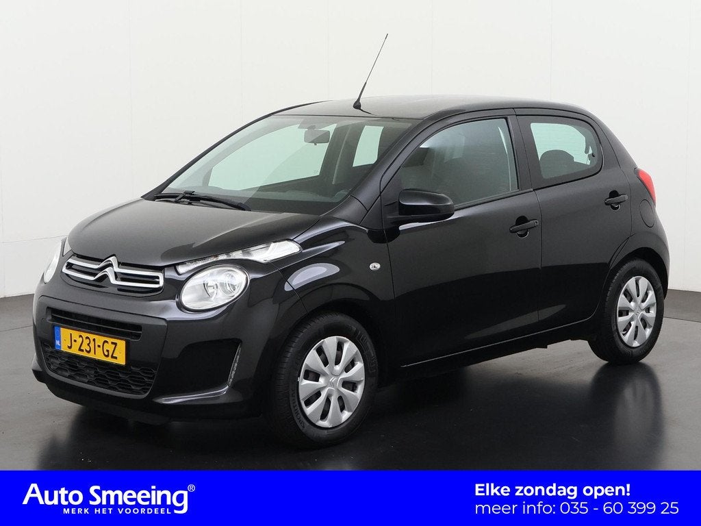 Citroen C1 1.0 VTi Feel | Airco | Bluetooth | Zondag Open!, Voorwielaandrijving, 12 maanden, Stof, Gebruikt