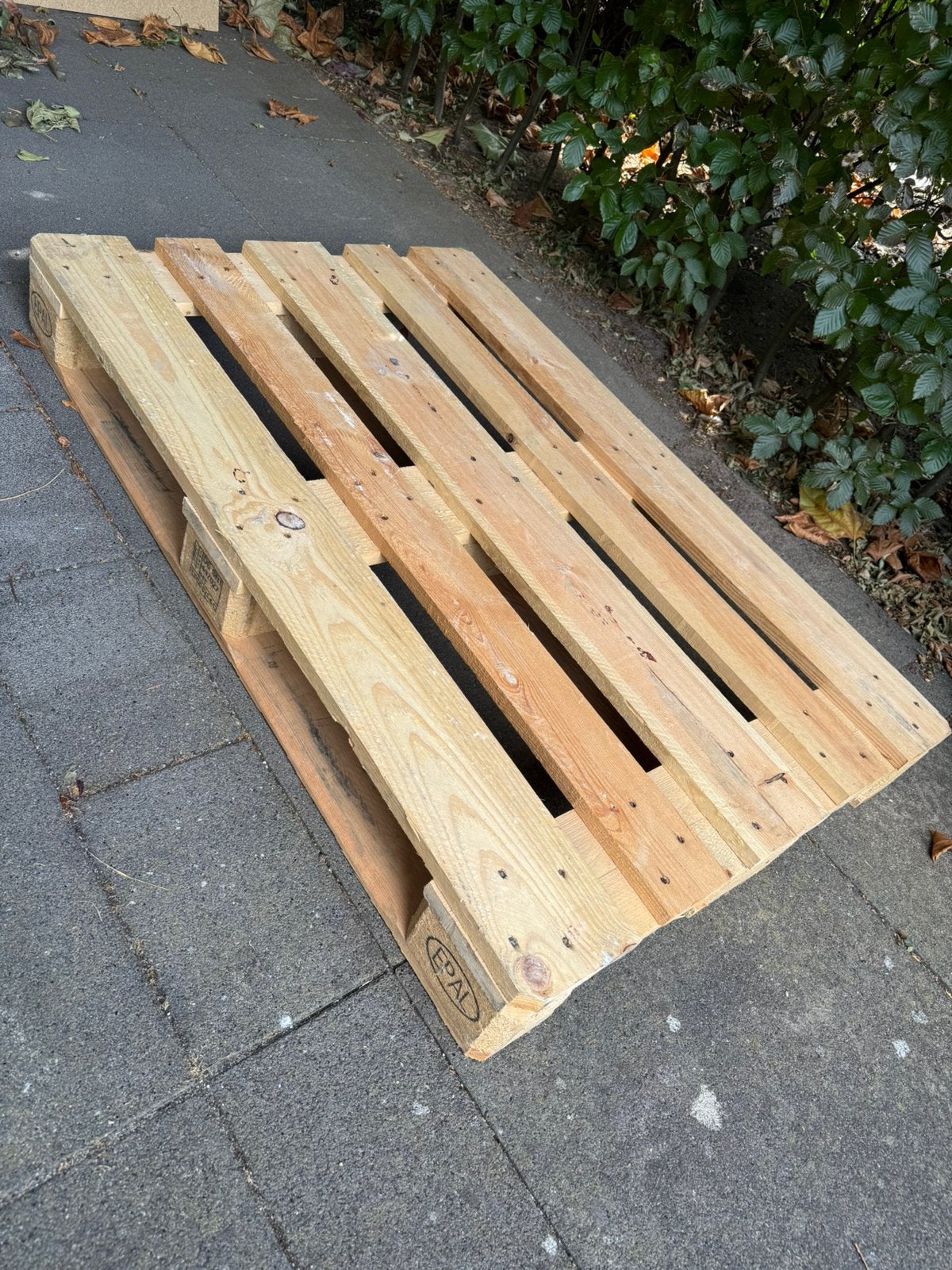 Euro pallet 1x, Ophalen, Zo goed als nieuw, 50 mm of meer, Minder dan 200 cm