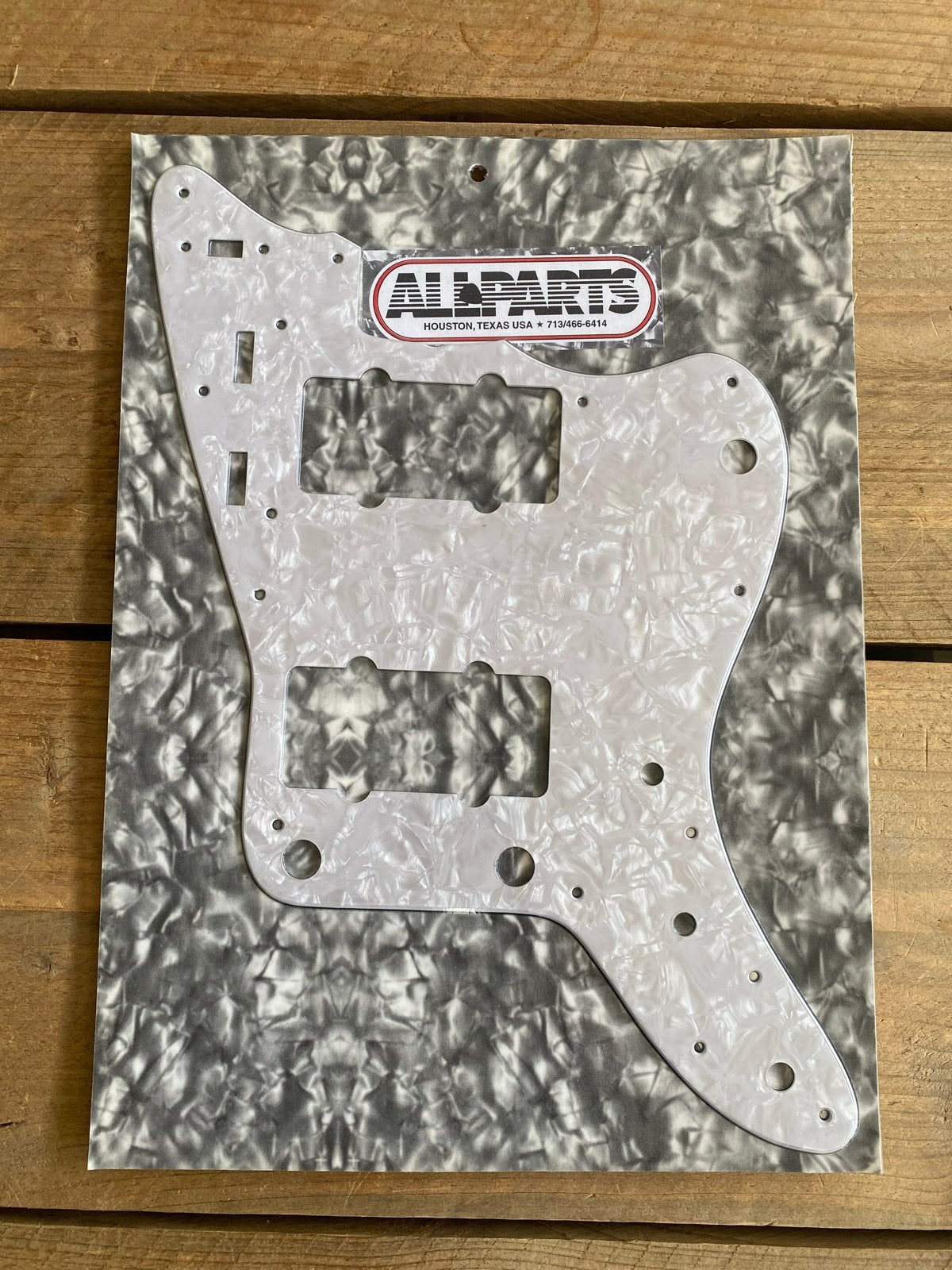 Allparts White Pearloid Jazzmaster Slagplaat - New, ., Ophalen of Verzenden, Elektrische gitaar, .