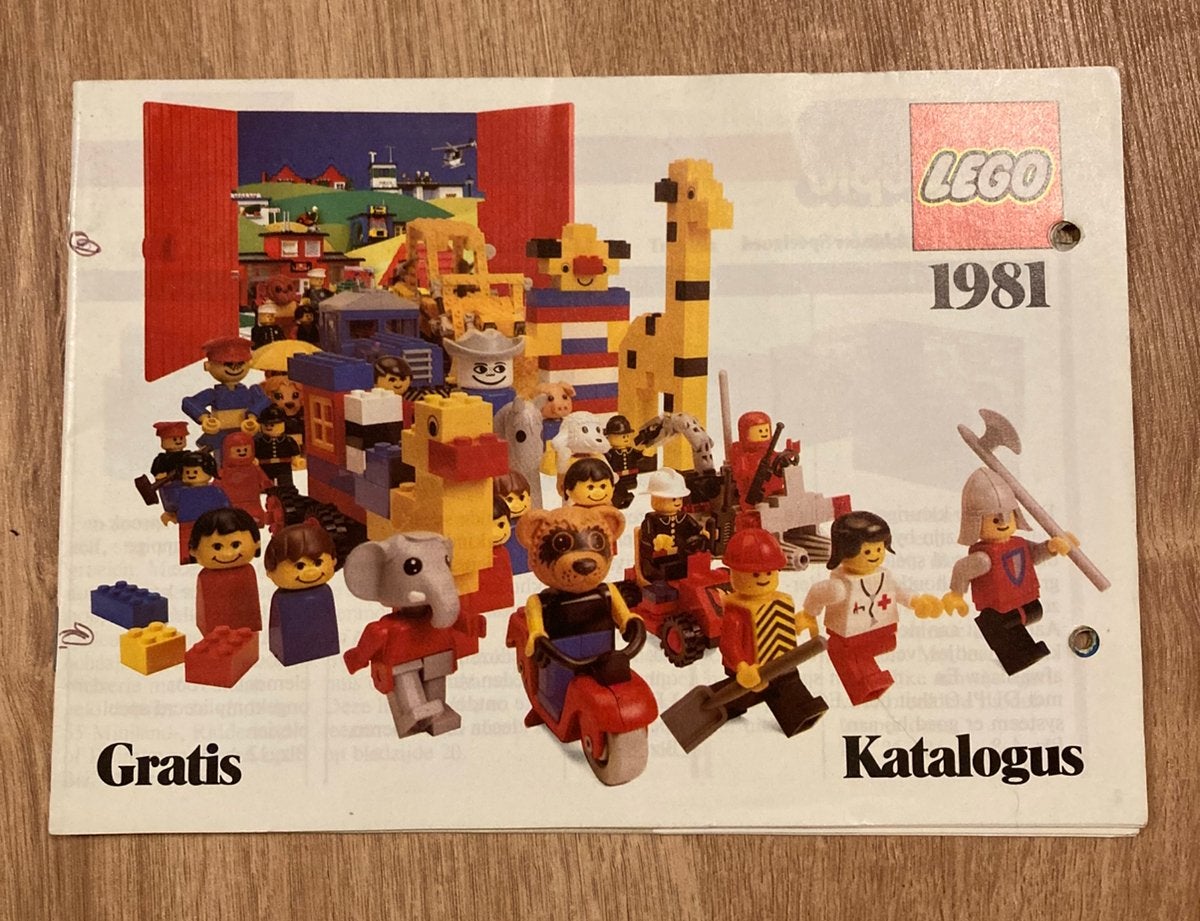 Lego catalogus 1981, Gebruikt, Overige thema's, Lego, Overige typen