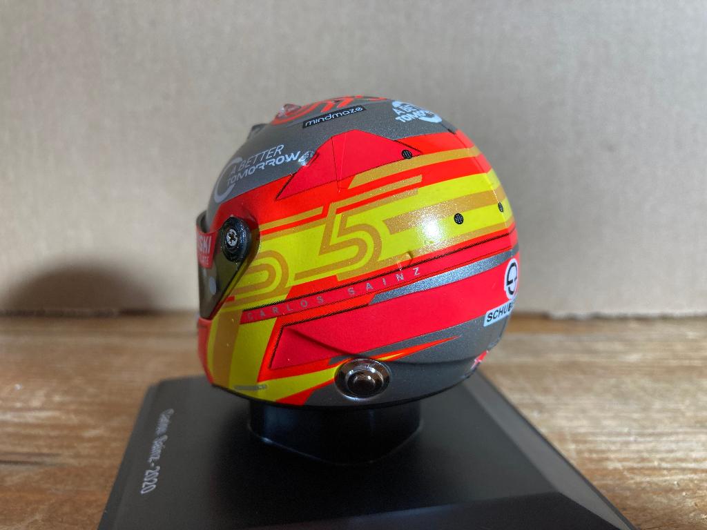 ✅ Carlos Sainz 2020 helm 1:5 Spark Mclaren Formule 1 helmet, Verzamelen, Ophalen of Verzenden, Nieuw, Formule 1