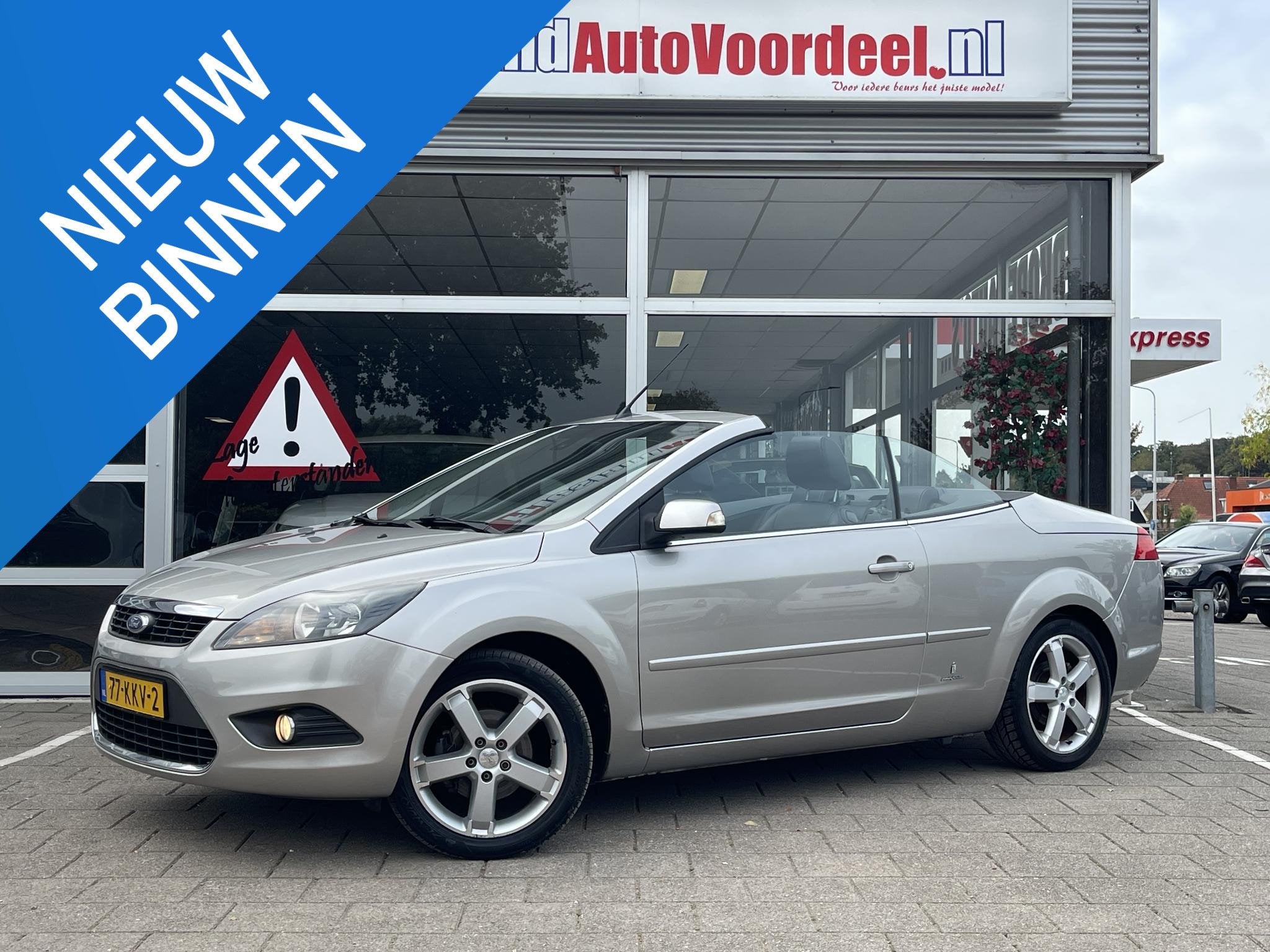 Ford Focus Coupé-Cabriolet 1.6 Titanium /Cruise/Stoelverw/N, Auto's, 1596 cc, Gebruikt, 4 cilinders, 4 stoelen