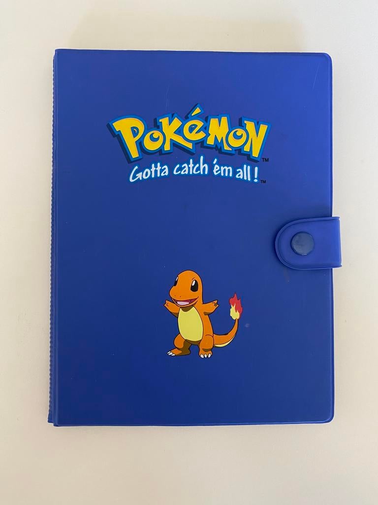 Vintage Pokemon Map met Topps, Ophalen of Verzenden, Zo goed als nieuw, Meerdere kaarten