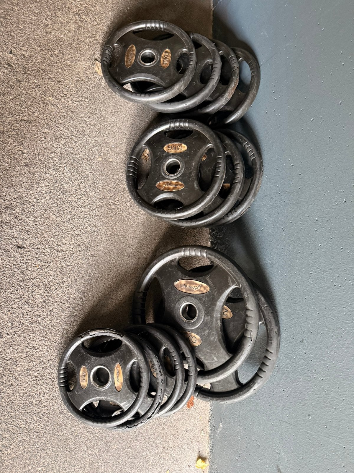 Gewicht platen, fitness, Ophalen, Gebruikt