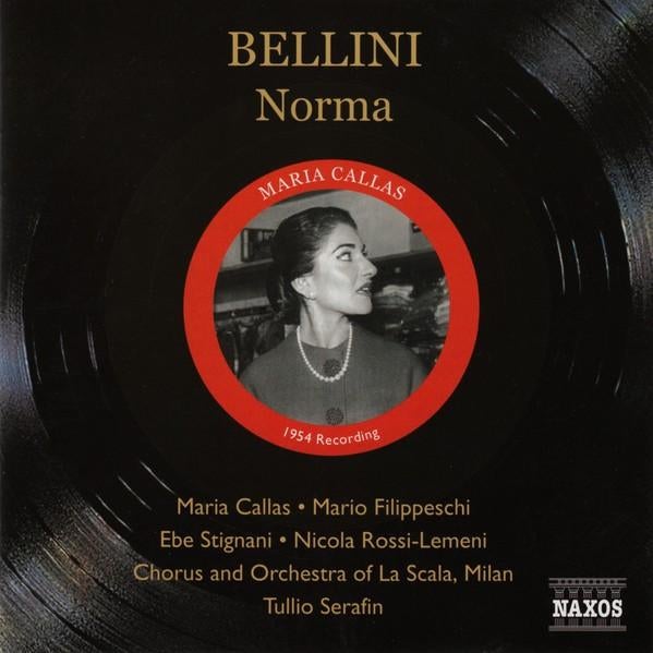 BELLINI Norma 3 - CD CALLAS STIGNANI SERAFIN NAXOS ZGAN, Ophalen of Verzenden, Zo goed als nieuw, Romantiek, Boxset