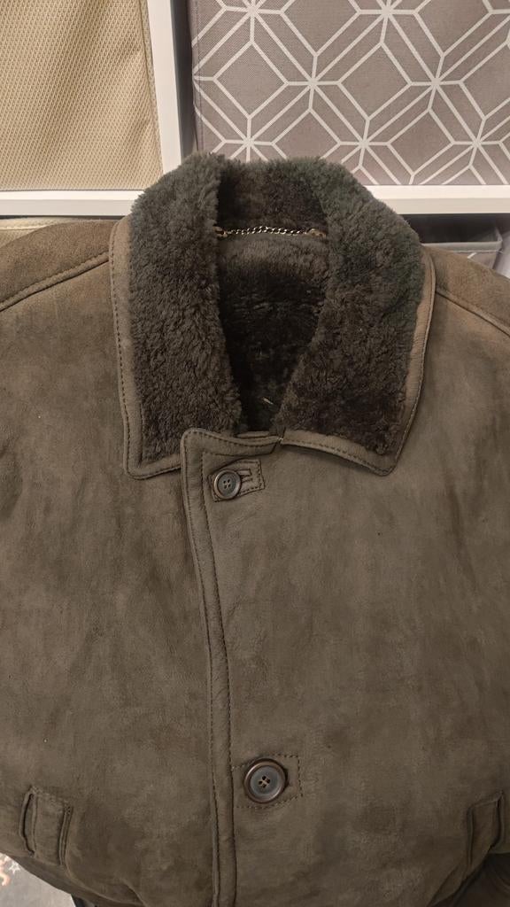 Echte Shearling Jas van Linea Shearling maat L, Kleding | Heren, Jassen | Winter, Ophalen of Verzenden, Zo goed als nieuw, Maat 52/54 (L)