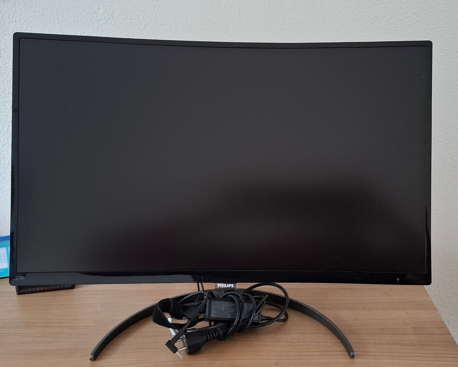 Gebruikt Philips 27E1QJAB/00 Curved Monitor met kabel, Ophalen, Philips, Gebruikt, Curved