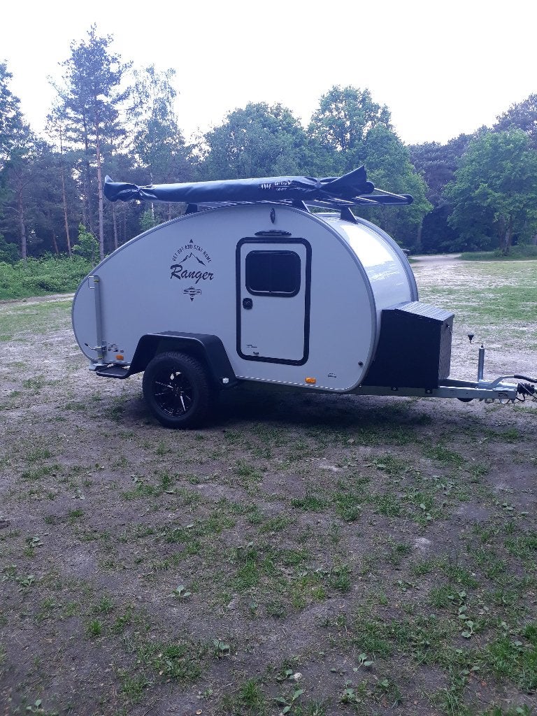 Hero Camper tear drop- Ideaal voor avonturiers, Caravans en Kamperen, Caravans, Overige merken, Vast bed, Tot en met 2, 750 - 1000 kg