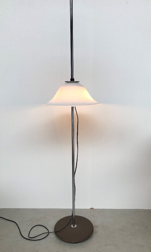 GEPO Space Age vloerlamp, Huis en Inrichting, Ophalen of Verzenden, Zo goed als nieuw, Mid Century / Space Age, Glas