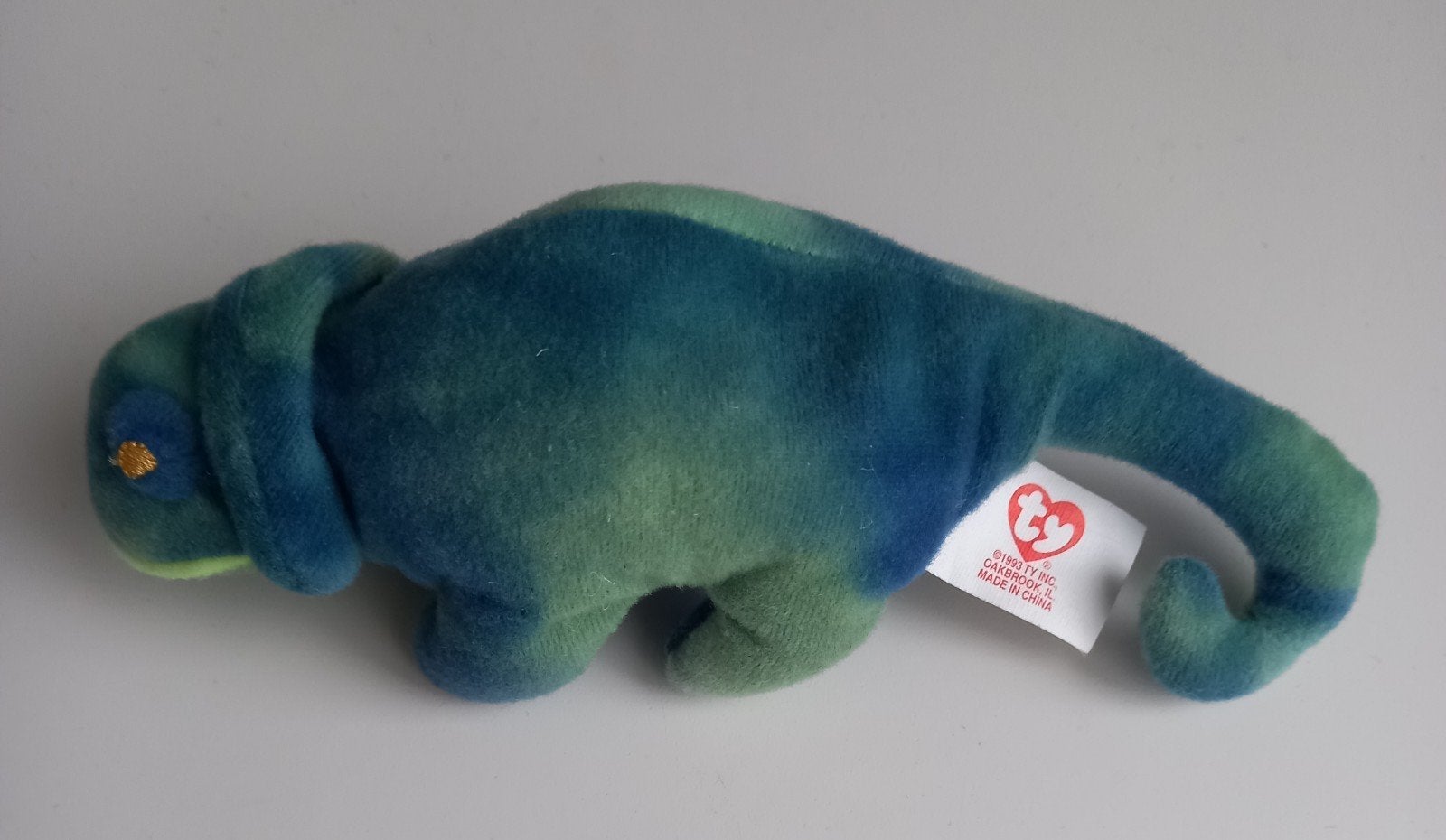 TY Beanie Babies - Baby Rainbow - 1993, Groen, Overige karakters, Overige typen, Ophalen of Verzenden