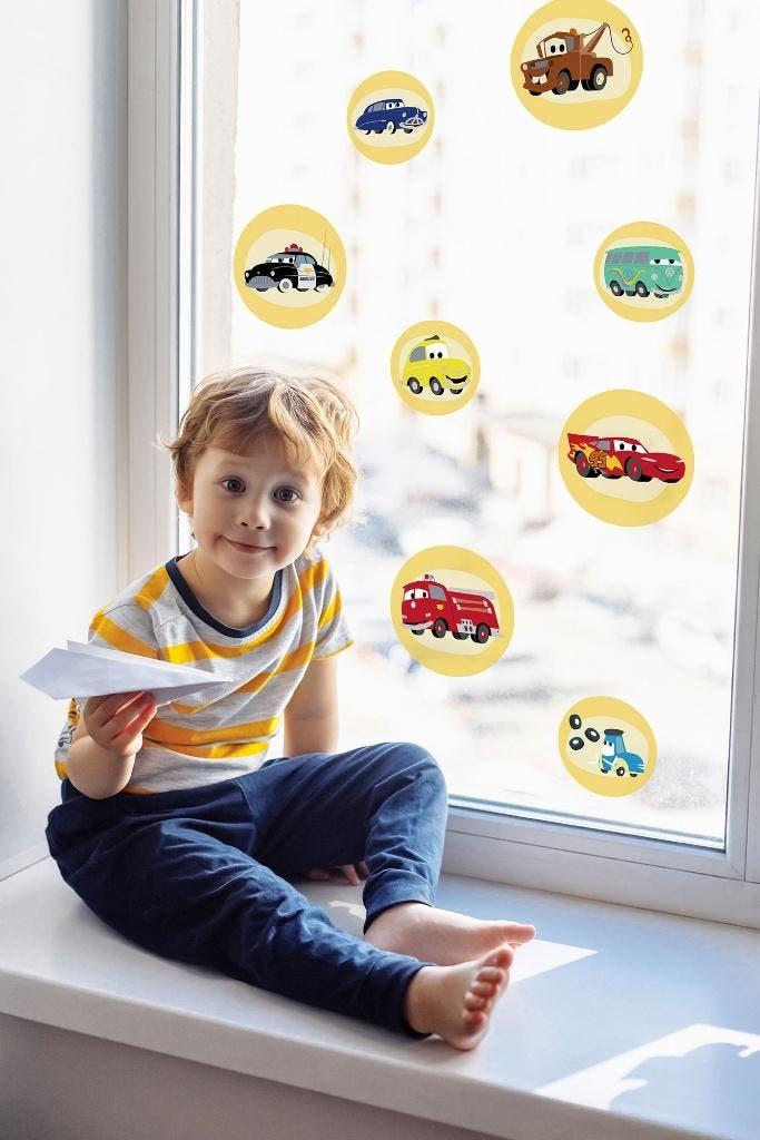 Disney Cars Raamstickers - Diverse Uitvoeringen, Ophalen of Verzenden, Nieuw, Strip of Tekenfilm