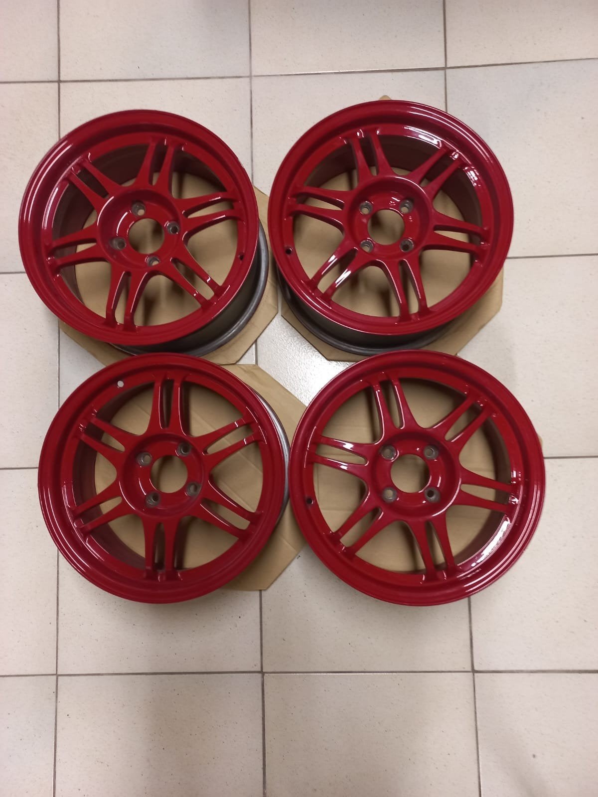 Crimson taneisha Viper-R Velgen 15 inch 4x100, Auto-onderdelen, Banden en Velgen, Ophalen, Gebruikt, 15 inch, Velg(en)