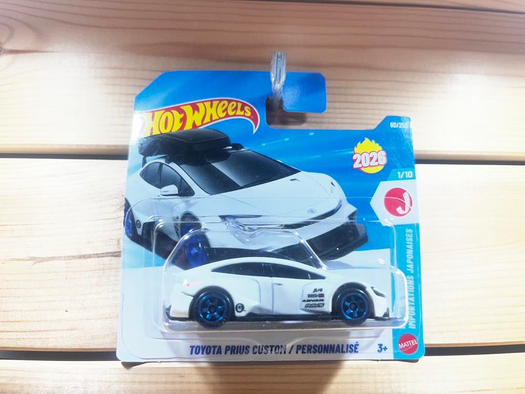 Toyota Prius Custom met dakkoffer hotwheels, Ophalen of Verzenden, Nieuw, Auto