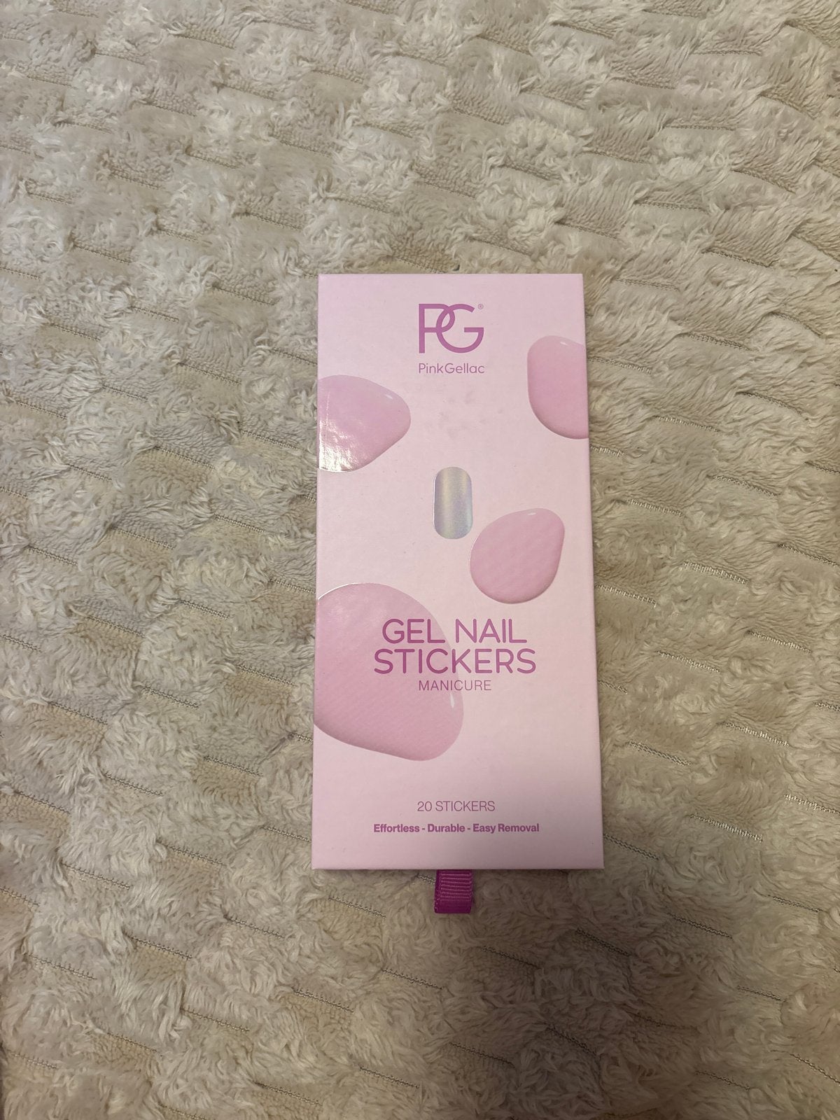 Pink Gellac Gel Nagellak Stickers 001 Fairytale Chrome, Verzenden, Nieuw, Overige typen