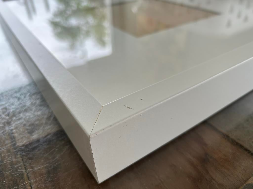 Ribba lijst 50x50 cm wit met passe-partout, Ophalen of Verzenden, Gebruikt, Hout