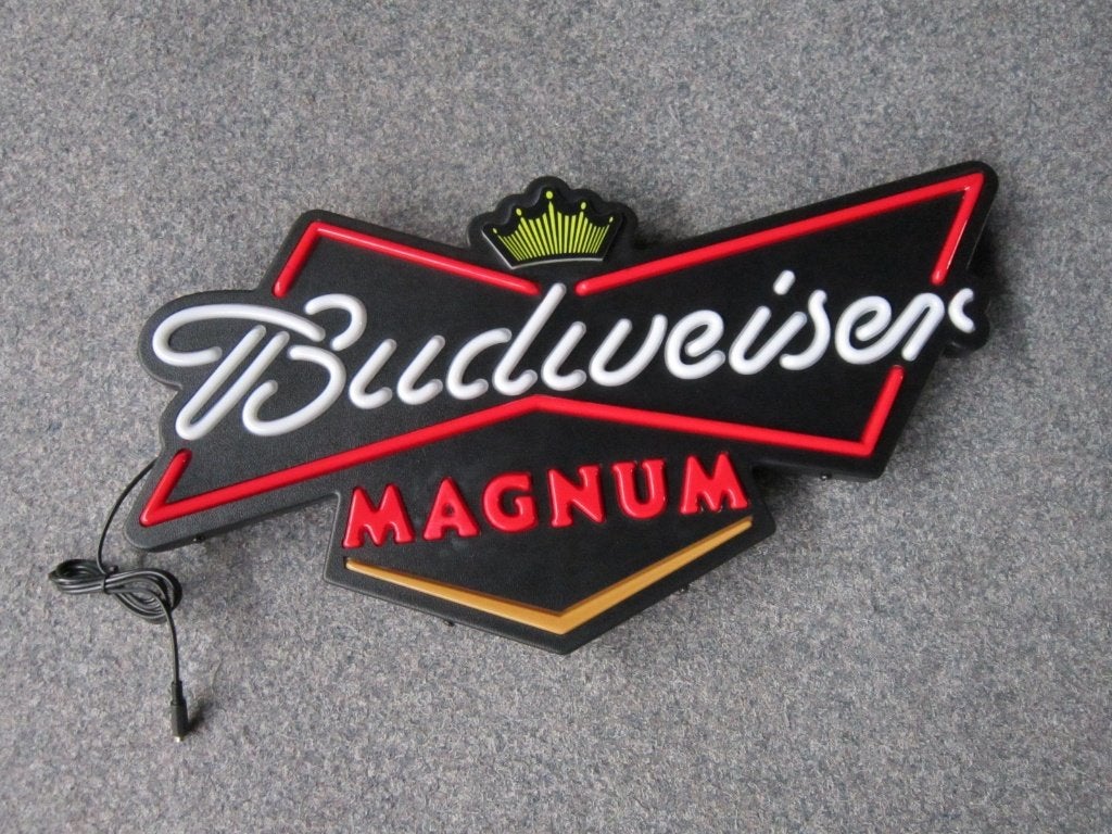 BUDWEISER BIER LED LICHTRECLAME, Ophalen, Nieuw, Overige typen, Overige merken
