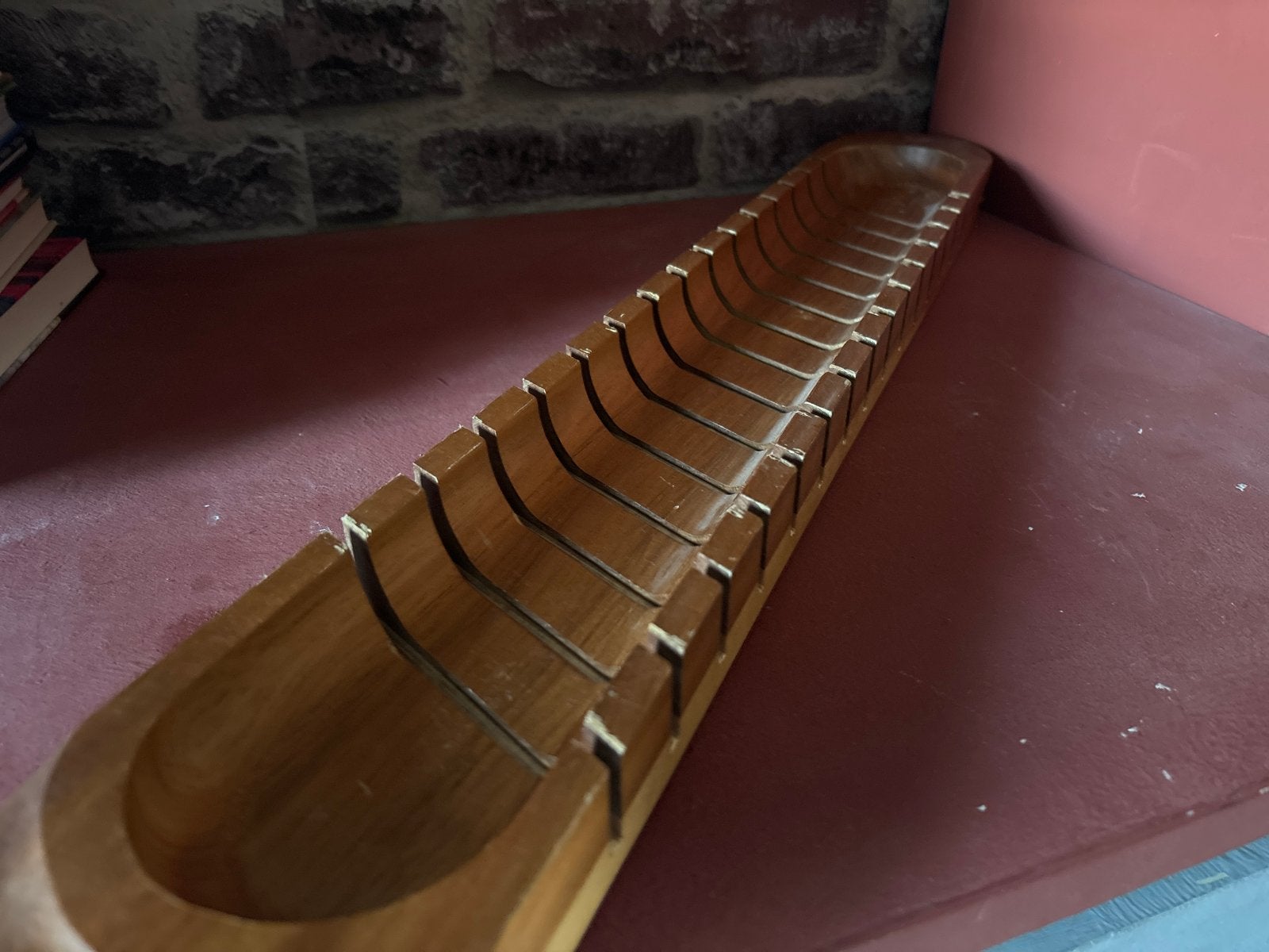 ProChef Houten stokbroodhouder/serveerplank, Ophalen, Gebruikt, Hout, Snij-/serveerplank