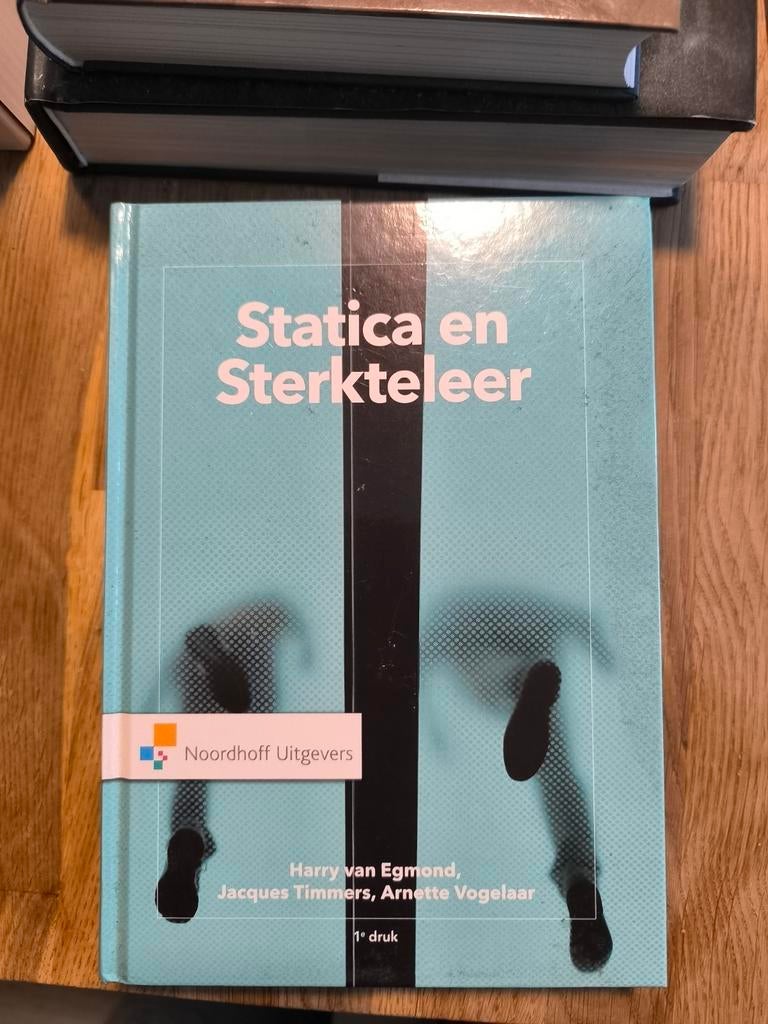 Statica en Sterkteleer - nieuw wegens andere opleiding, Ophalen of Verzenden, Gelezen, Bouwkunde, Harry van Egmond, Jacques Timmers, Arnette Vogelaar
