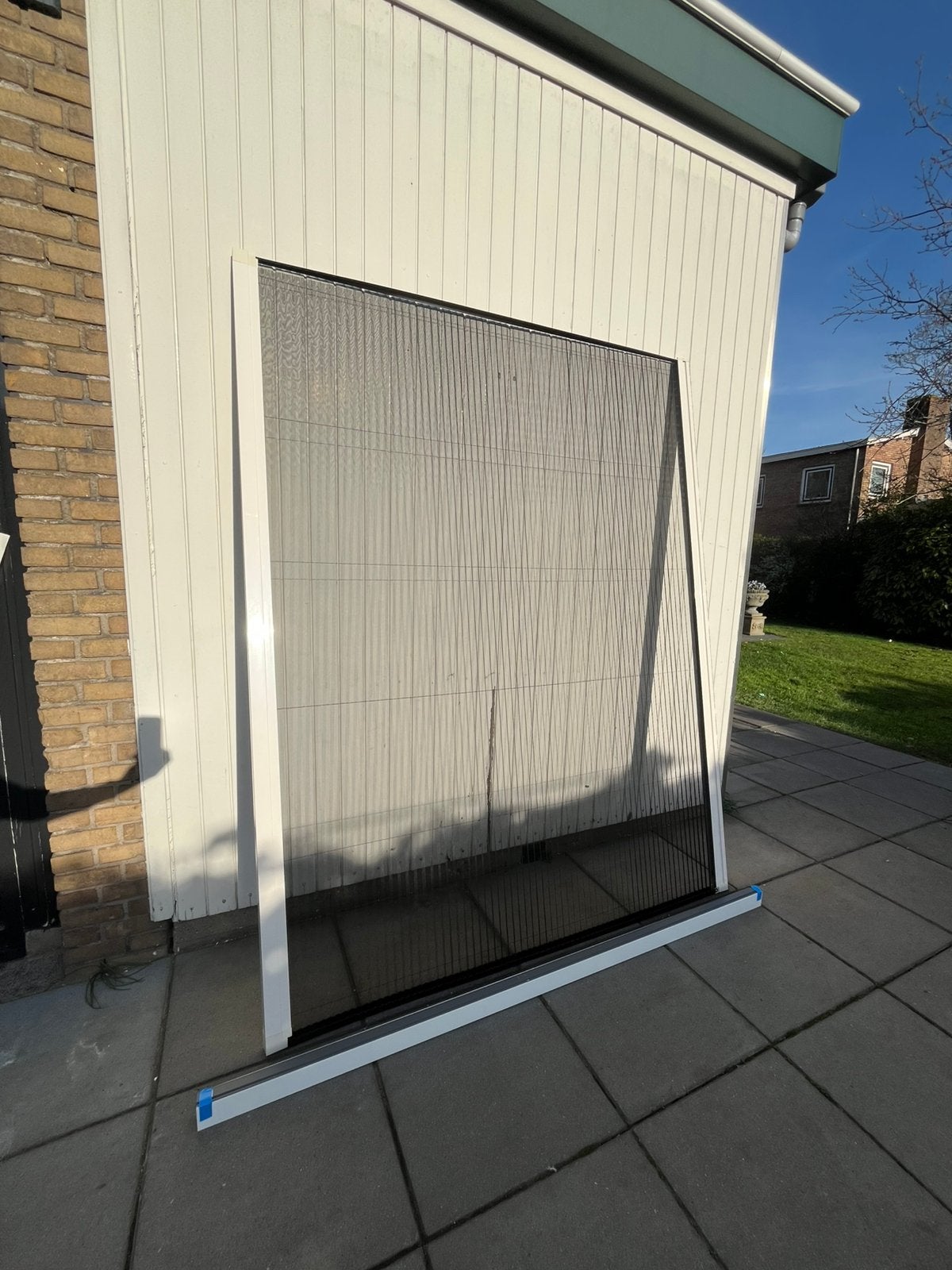 Toppoint hordeur in plissé (nieuw) 214,5x180 extra breedt, 200 cm of meer, 150 tot 200 cm, Nieuw, Ophalen of Verzenden