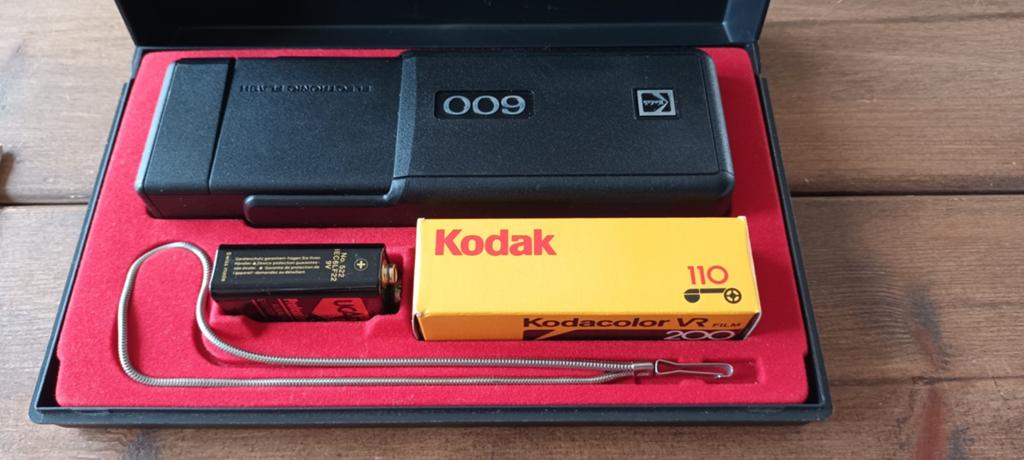 Vintage Kodak Tele-Ektralite  600 camera met flitser in een, Ophalen of Verzenden, Compact, Kodak