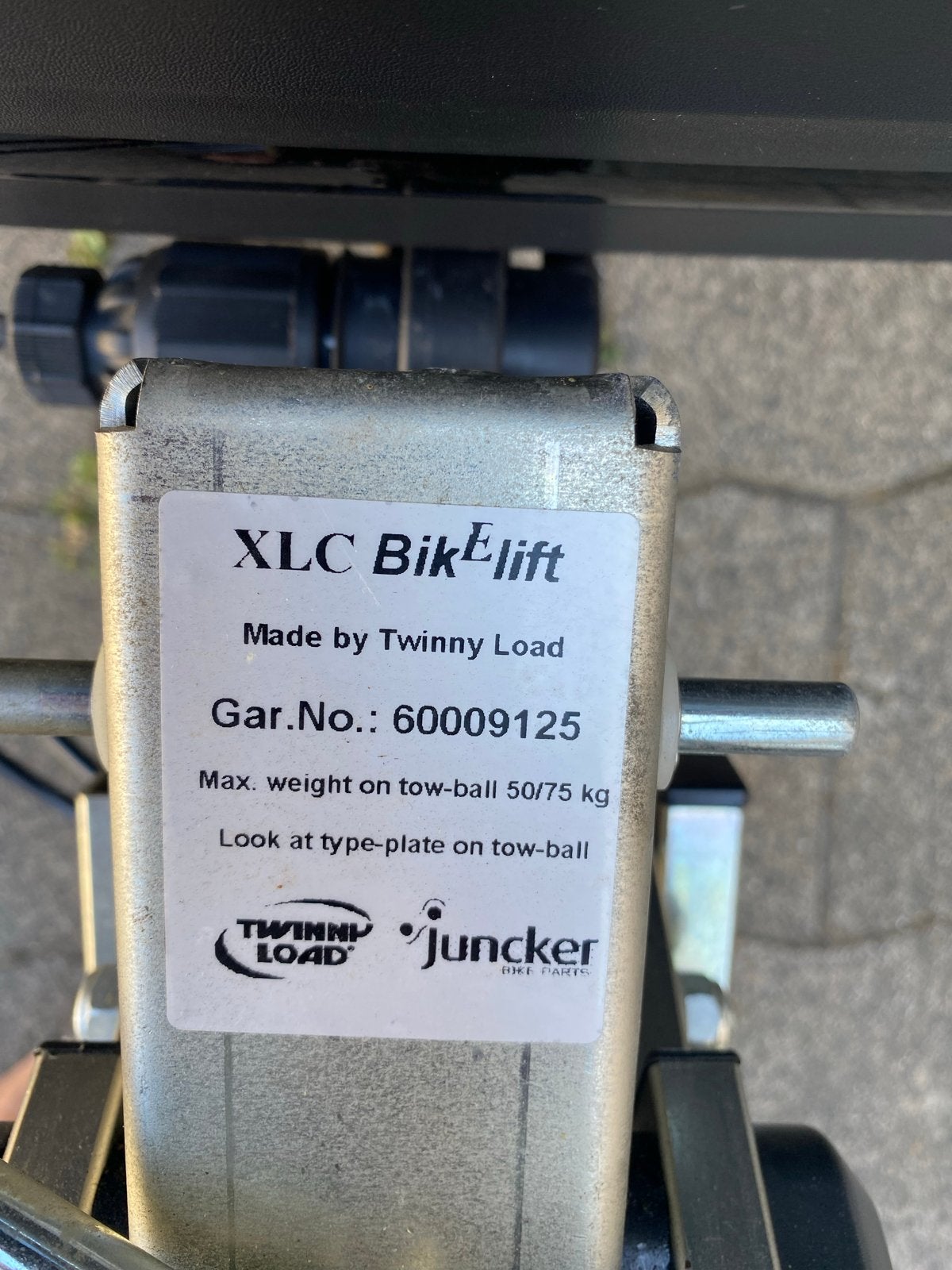 Fietsendrager XLC Bik Lift Trekhaakdrager voor 2 fietsen, Ophalen, 2 fietsen, Gebruikt, Trekhaakdrager