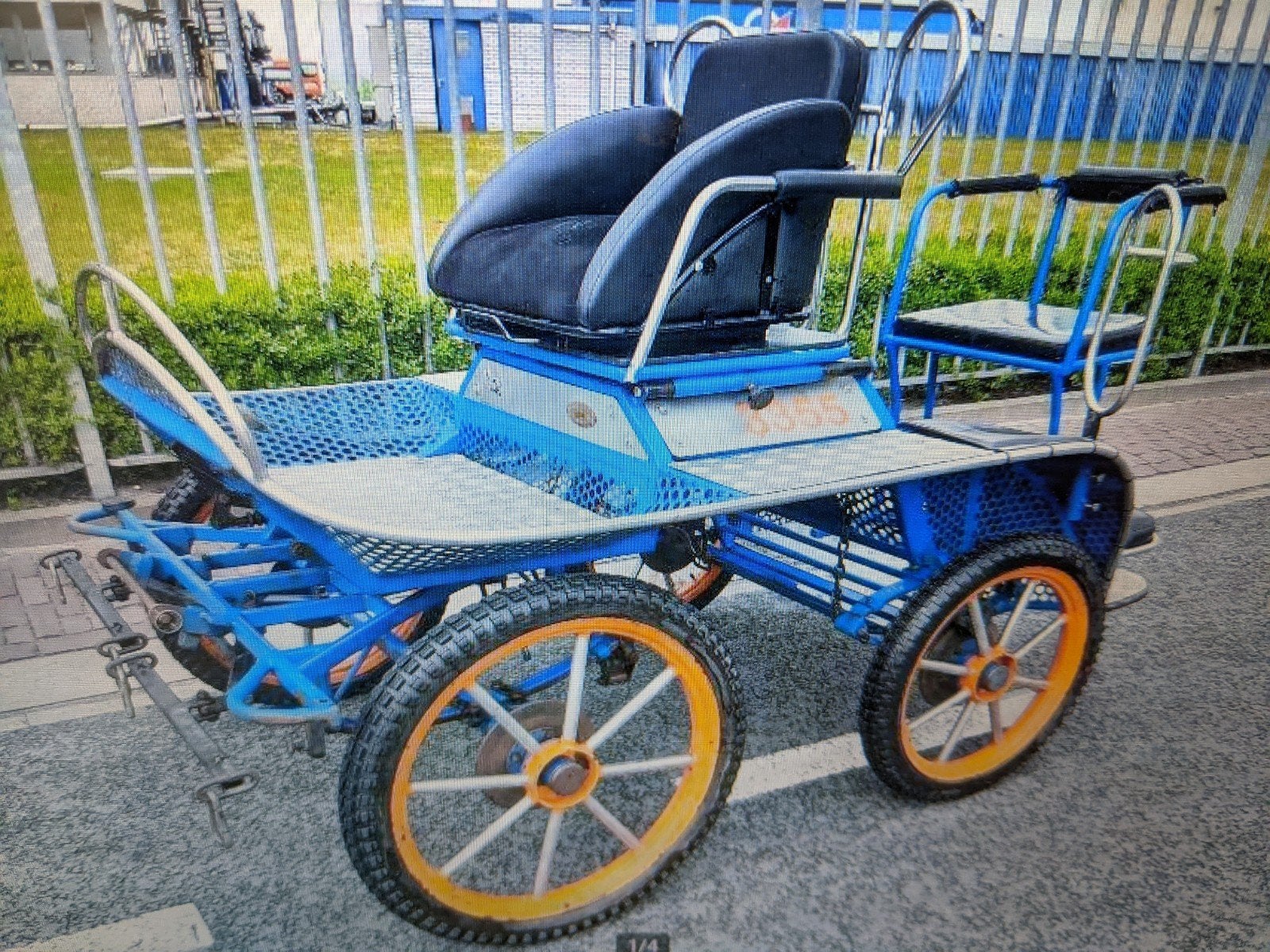 karretje voor pony's menwagen, Ophalen, Gebruikt, Recreatie