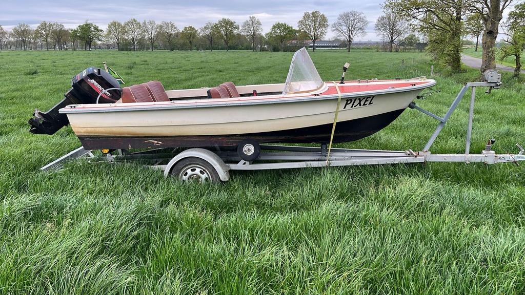 Speedboot 25pk  2 takt, Watersport en Boten, Ophalen of Verzenden, Overige typen, Motorboot