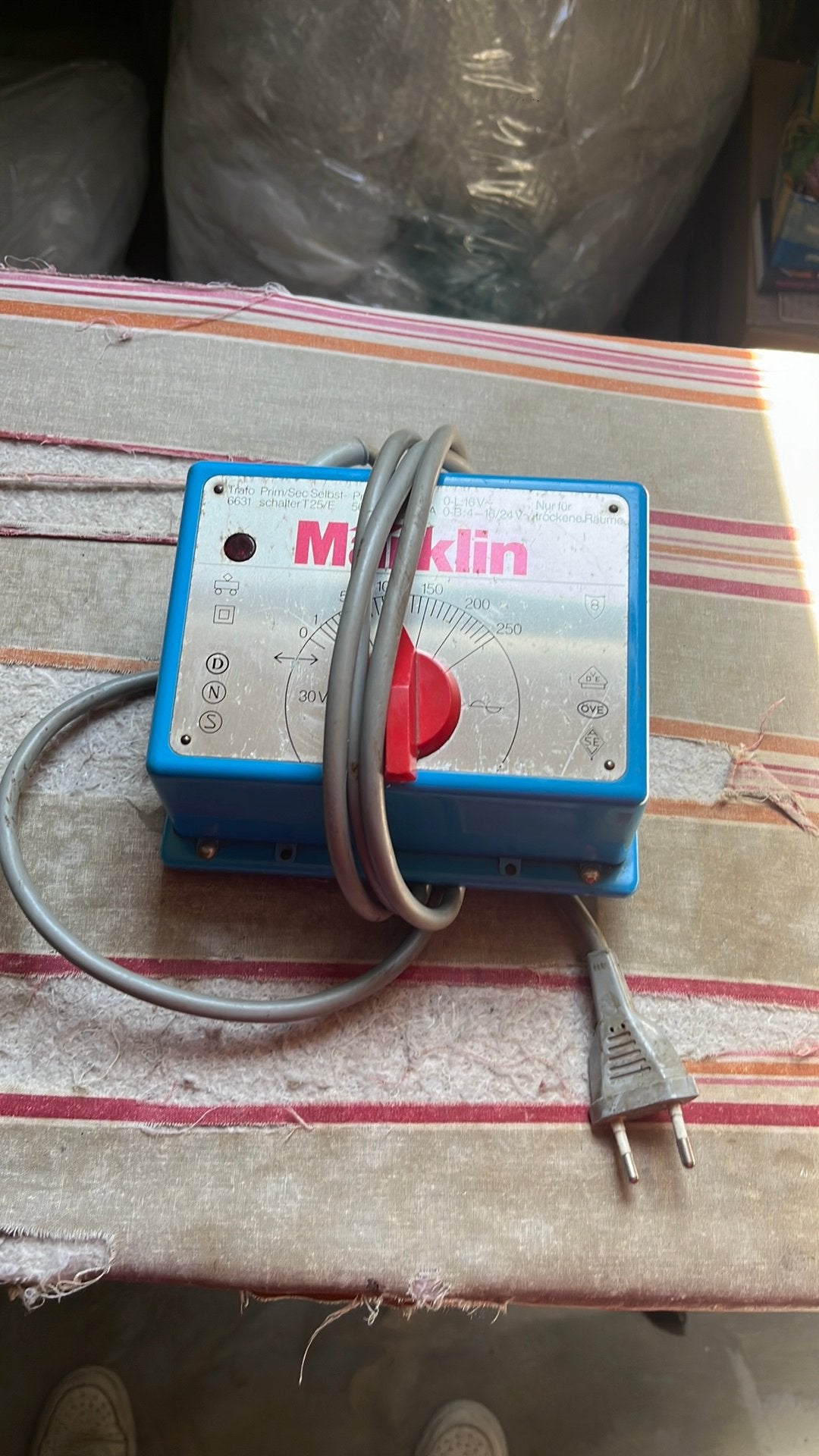 Te koop zware transformator van marklin 30 VA 6631, Ophalen of Verzenden, Zo goed als nieuw, Märklin, Transformator of Voeding