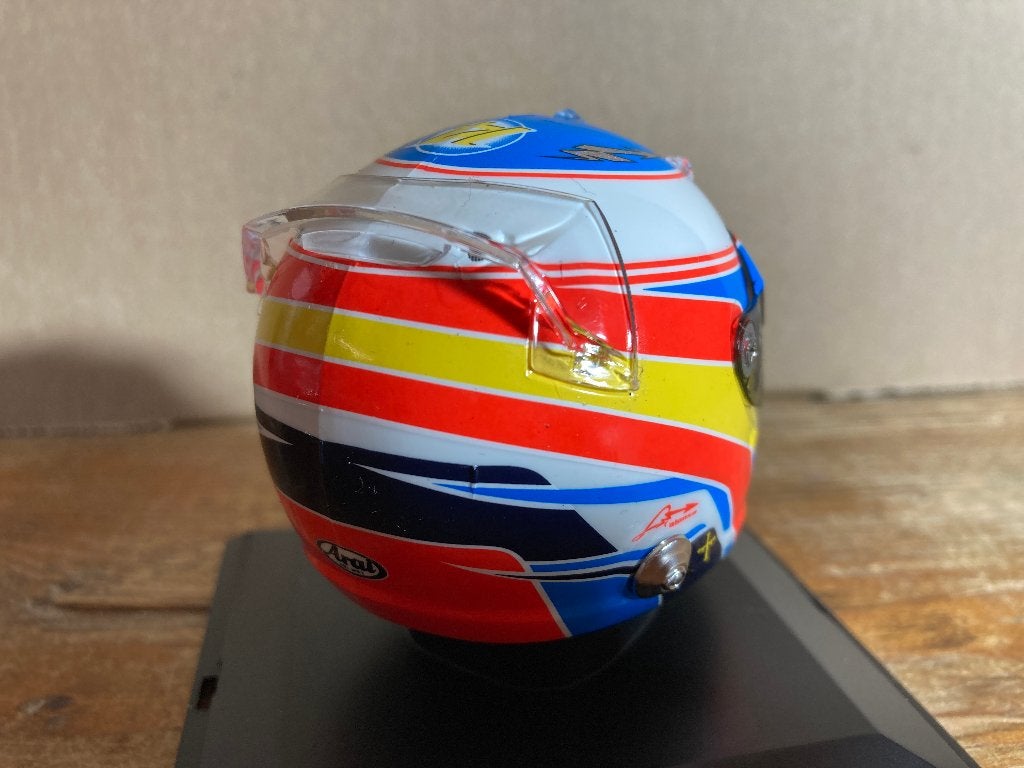 ✅ Fernando Alonso 2016 1:5 helm Mclaren Honda 1/5 helmet F1, Verzamelen, Ophalen of Verzenden, Nieuw, Formule 1
