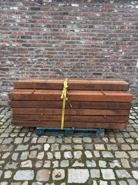 okan palen, Tuin en Terras, Palen, Nieuw, Ophalen of Verzenden, Hardhout