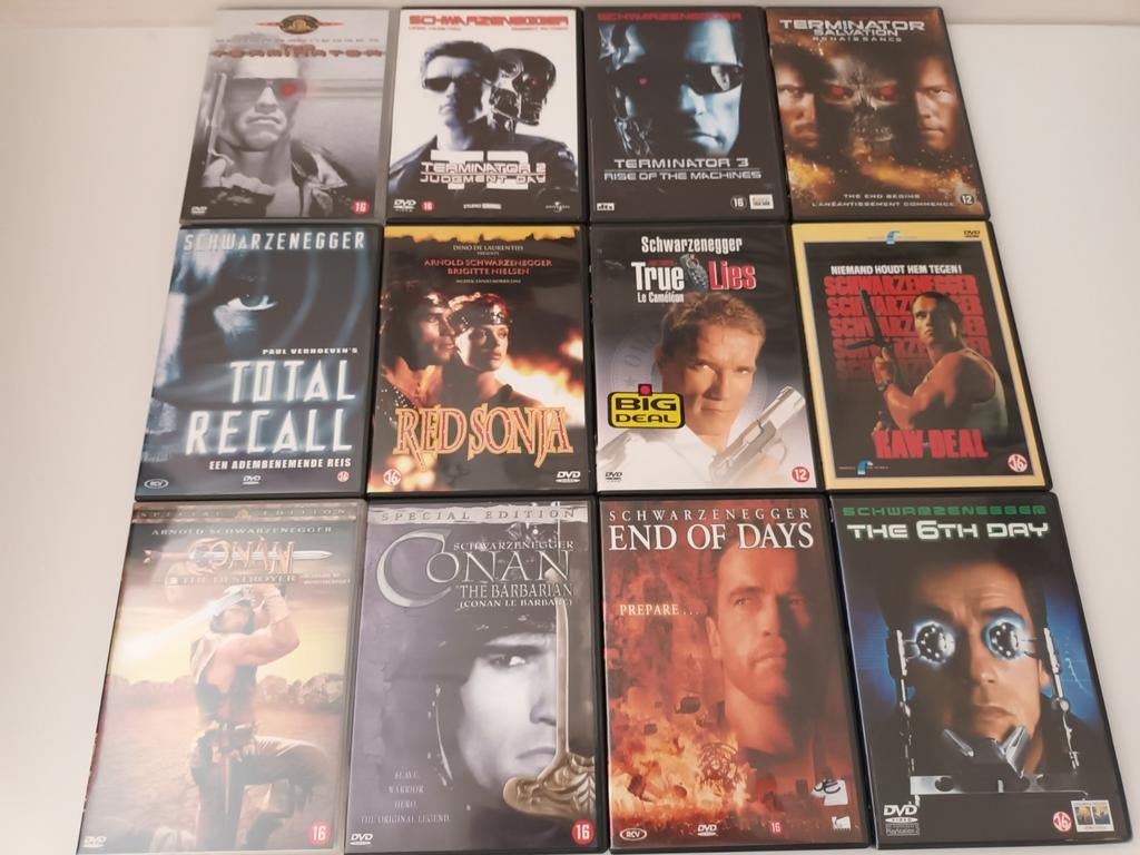 Dvd pakket arnold swarzenegger, Vanaf 16 jaar, Ophalen of Verzenden, Zo goed als nieuw