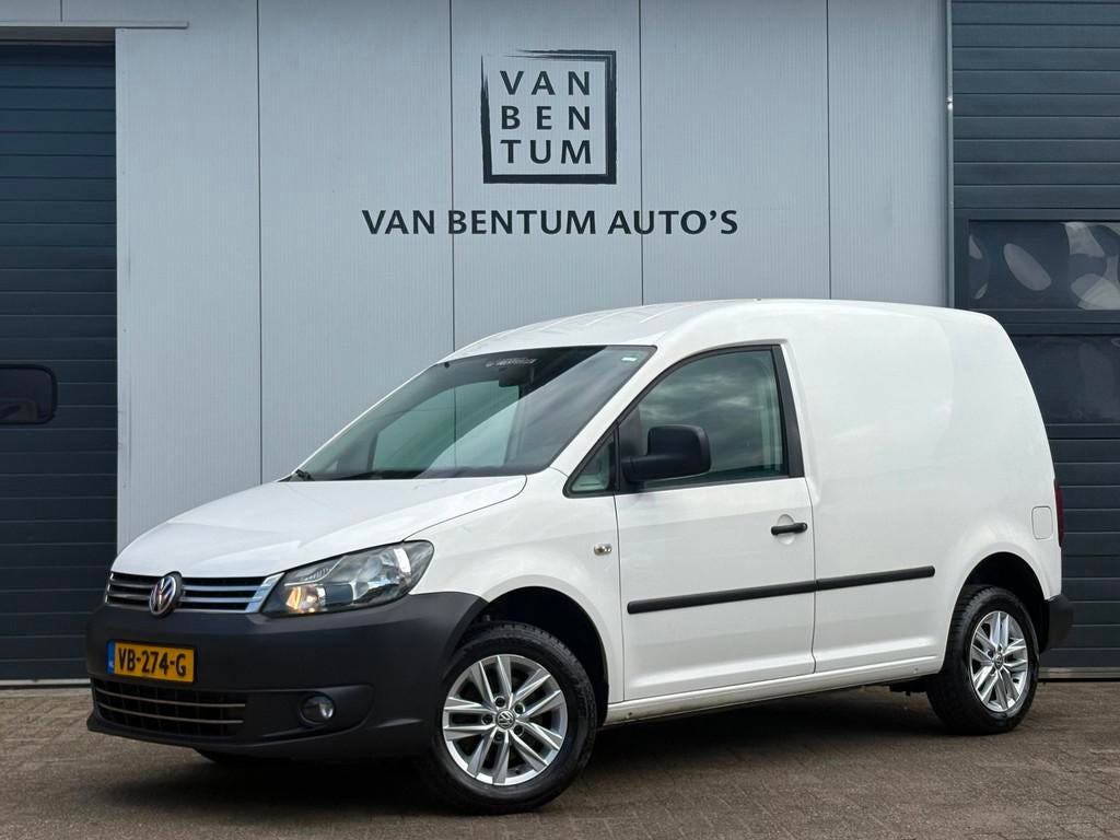 Volkswagen Caddy 1.6TDI 75pk Airco Navi Trekhaak MARGE!, Auto's, Voorwielaandrijving, Euro 5, Gebruikt, 4 cilinders