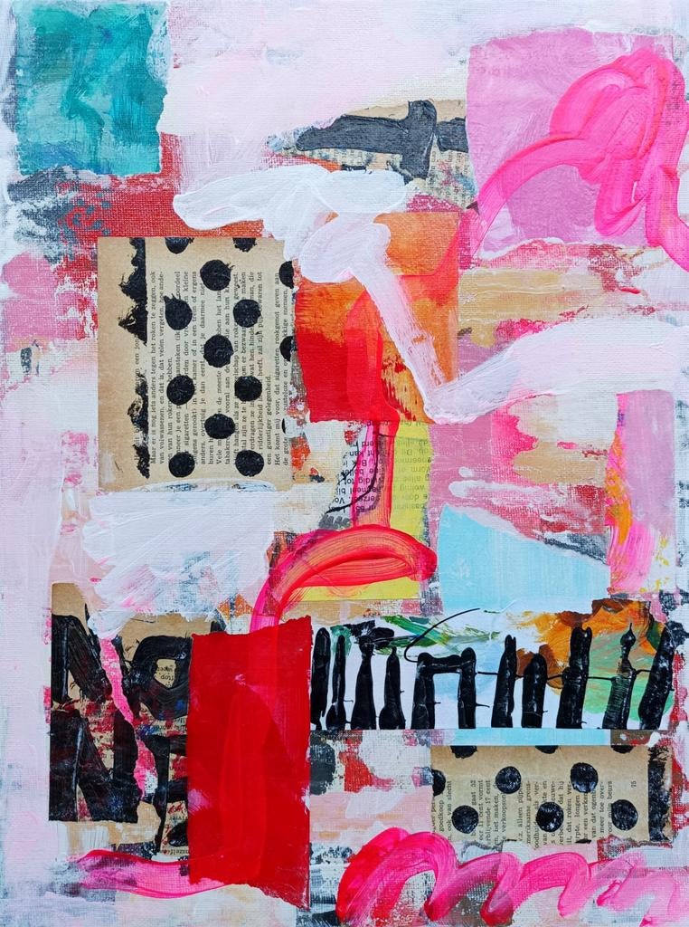 Abstract schilderij, Ophalen of Verzenden