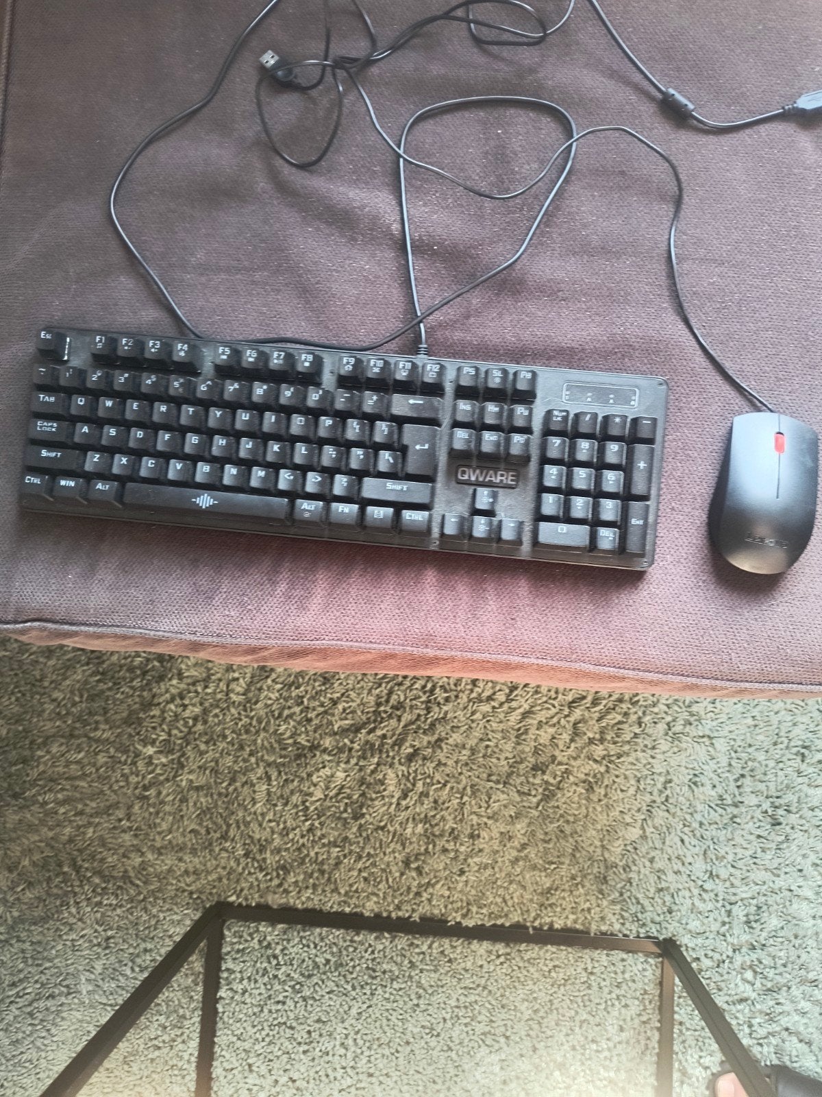 QWARE Toetsenbord en Muis Set - Bedraad - Moet snel weg!, Ophalen, QWARE, Qwerty, Bedraad