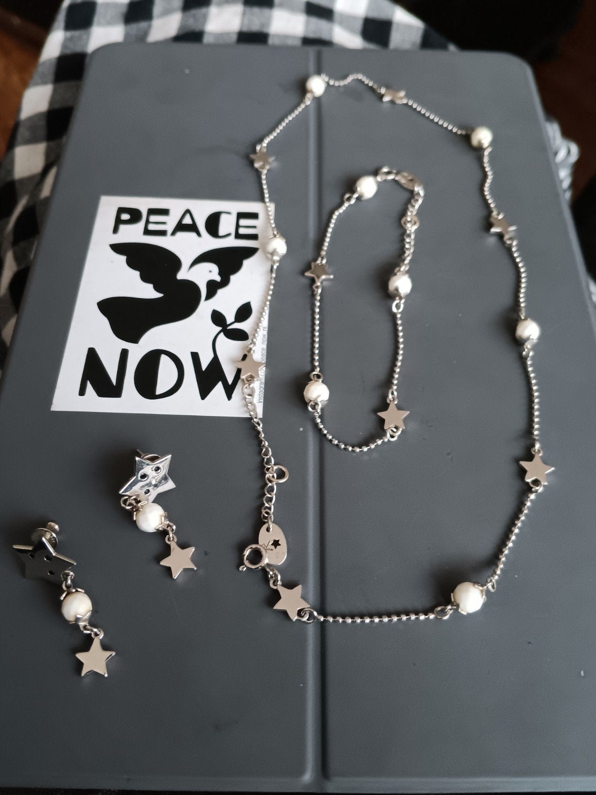 Reminiscense set zilver 925, Sieraden, Tassen en Uiterlijk, Kettingen, Gebruikt, Met edelsteen, Ophalen of Verzenden, Zilver